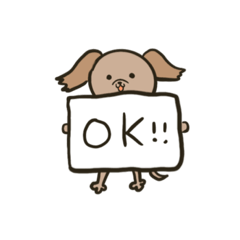 [LINEスタンプ] チワプーとダックス