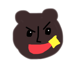 [LINEスタンプ] 微妙に顔の色が違うクマ達