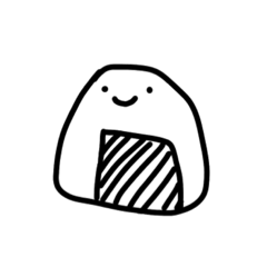 [LINEスタンプ] ただのおにぎりくん