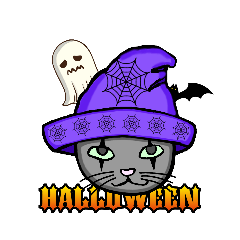 [LINEスタンプ] アビちゃんと仲間たち02 Englishハロウィン