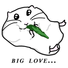 [LINEスタンプ] はむすたんぷちゃん