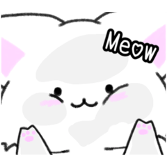 [LINEスタンプ] 毎日使える猫のスタンプ(English版)