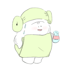 [LINEスタンプ] 大福くんのおひとりさま日常