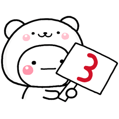 [LINEスタンプ] 大人每天的陪伴3♡白圓君