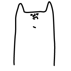 [LINEスタンプ] こにくたらしい白い猫