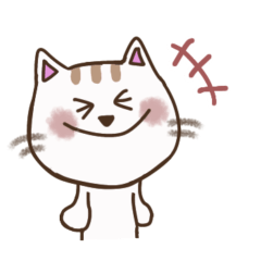 [LINEスタンプ] 表情いっぱいの猫♡敬語＆文字なし＆文字あり