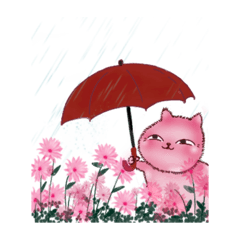 [LINEスタンプ] Map’s pinky cat cute