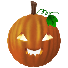 [LINEスタンプ] 怖いハロウィーン