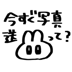 [LINEスタンプ] 愛が重いかもしれないウサチャン