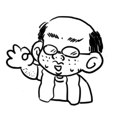 [LINEスタンプ] 元気なおぢさん