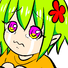 [LINEスタンプ] 呑気なエルフ、リーシェ