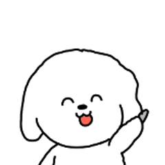 [LINEスタンプ] コットン犬のすたんぷ 1