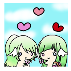 [LINEスタンプ] かわいいあの子たち