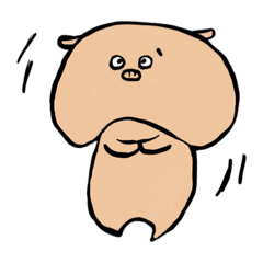 [LINEスタンプ] こぶたの表情