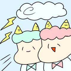 [LINEスタンプ] ゆるっと風神雷神