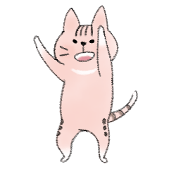 [LINEスタンプ] おどる ねこまる