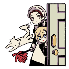 [LINEスタンプ] リークス邸の人びと