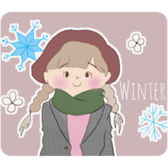 [LINEスタンプ] Winter holiday