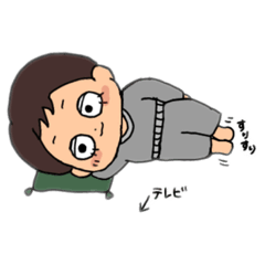 [LINEスタンプ] 裾短めまじめくん（冬）