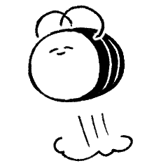 [LINEスタンプ] ボンレスハチ