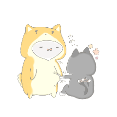 [LINEスタンプ] しばとねこの【日常】1