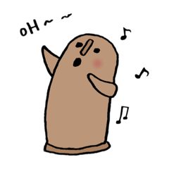 [LINEスタンプ] ハニワくん。