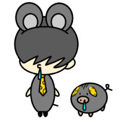 [LINEスタンプ] うんはな君＆うりはな君（干支シリーズ）