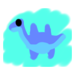 [LINEスタンプ] 恐竜ガオー1