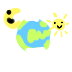 [LINEスタンプ] お月さま1