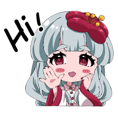 [LINEスタンプ] アメリカ帰りのうめこちゃん