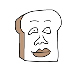 [LINEスタンプ] しゃべる☆食パン