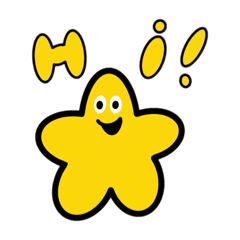 [LINEスタンプ] My rainbow stars