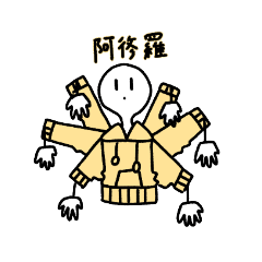 [LINEスタンプ] 骨パーカー