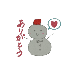 [LINEスタンプ] 雪だるまのゆっきー