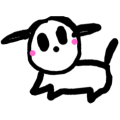 [LINEスタンプ] いぬのルルちゃん