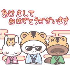 [LINEスタンプ] のりっくま♪使える冬スタンプ