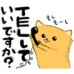 [LINEスタンプ] オレンジポメラニアンスタンプ