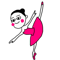 [LINEスタンプ] ゆめみるバレエちゃんスタンプ6