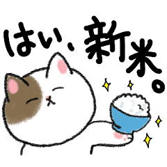 [LINEスタンプ] 地方暮らしねこ るなちゃん