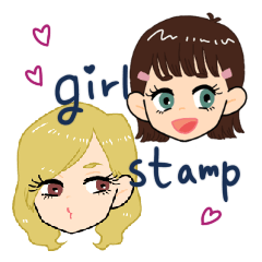 [LINEスタンプ] 日常で使える可愛い女の子STAMP