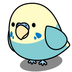 [LINEスタンプ] セキセイインコのピクちゃん（レインボー）