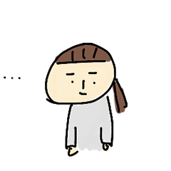 [LINEスタンプ] ばんびの絵 普通の日1