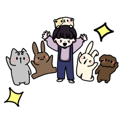 [LINEスタンプ] メメとその仲間たちの画像（メイン）