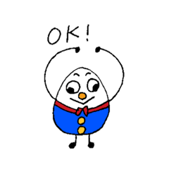 [LINEスタンプ] 汎用性の高いハンプさん（卵）