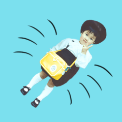 [LINEスタンプ] アタイのこども時代