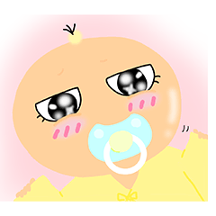 [LINEスタンプ] べびたの誕生