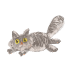 [LINEスタンプ] ねこにまみれて