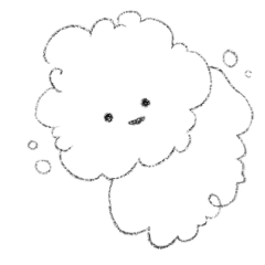 [LINEスタンプ] マルチーズっぽい犬