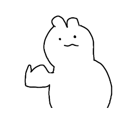 [LINEスタンプ] ねむねむうさぎ