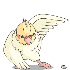 [LINEスタンプ] ハイブリッドなオカメインコ